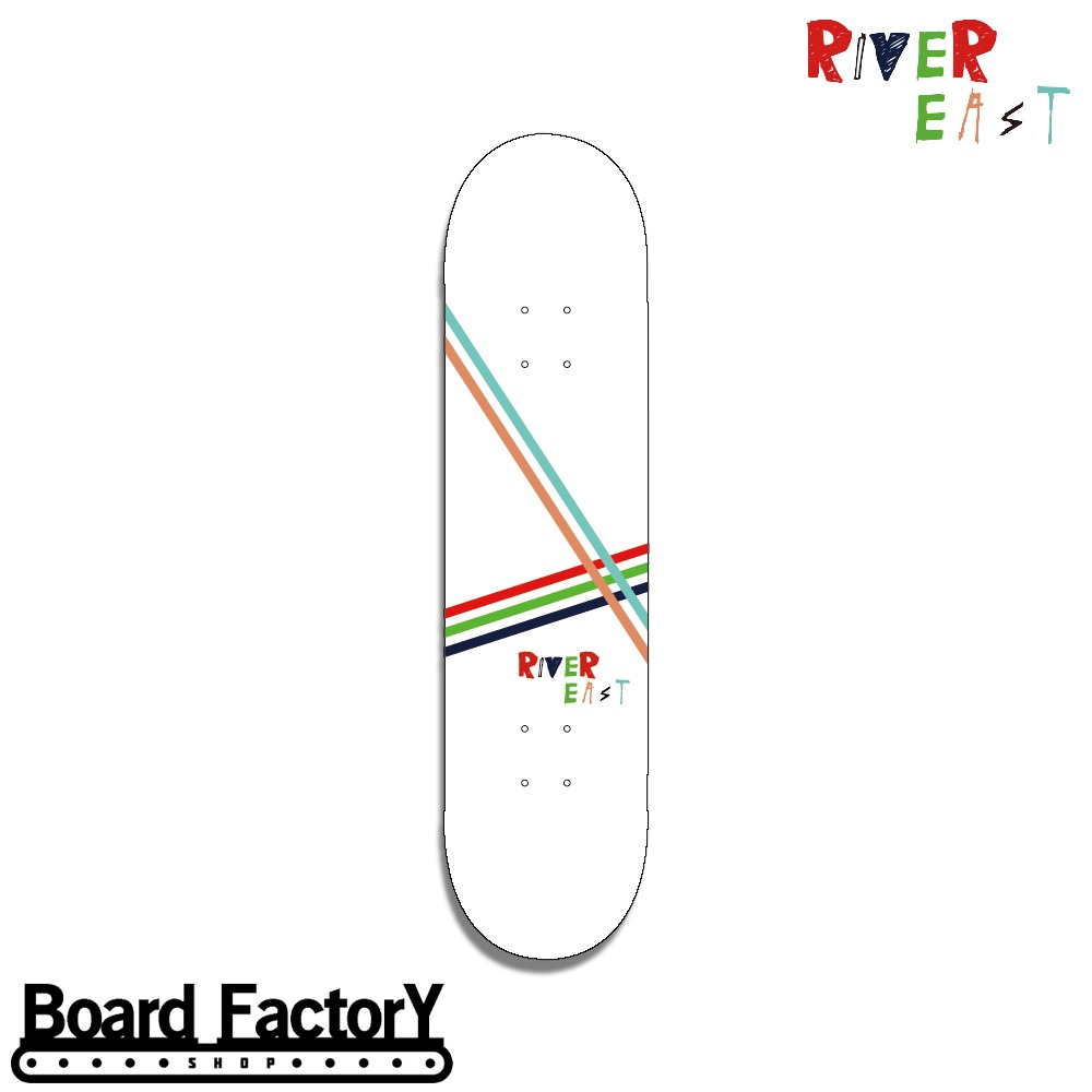 보드팩토리샵 (Board Factory Shop)[Deck] River East Signature Line White - 7.75&quot;