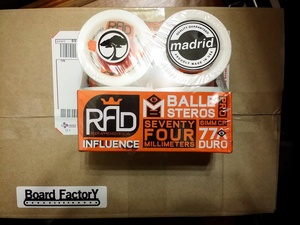 보드팩토리샵 (Board Factory Shop)Rad Max ballesteros 74mm 77a