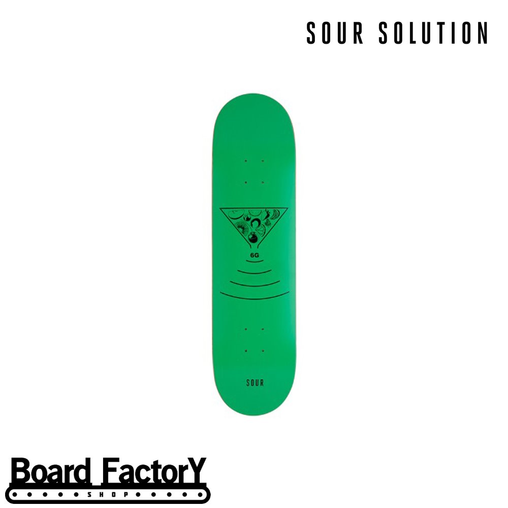 보드팩토리샵 (Board Factory Shop)[Deck] Sour 6G Fluoro Green - 7.75&quot;