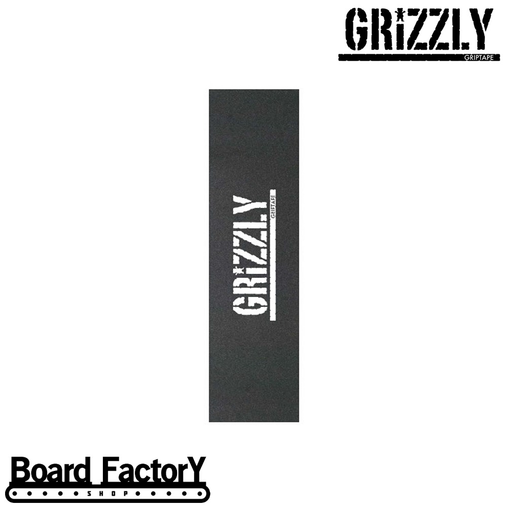 보드팩토리샵 (Board Factory Shop)Grizzly Stamp Griptape for Skateboards