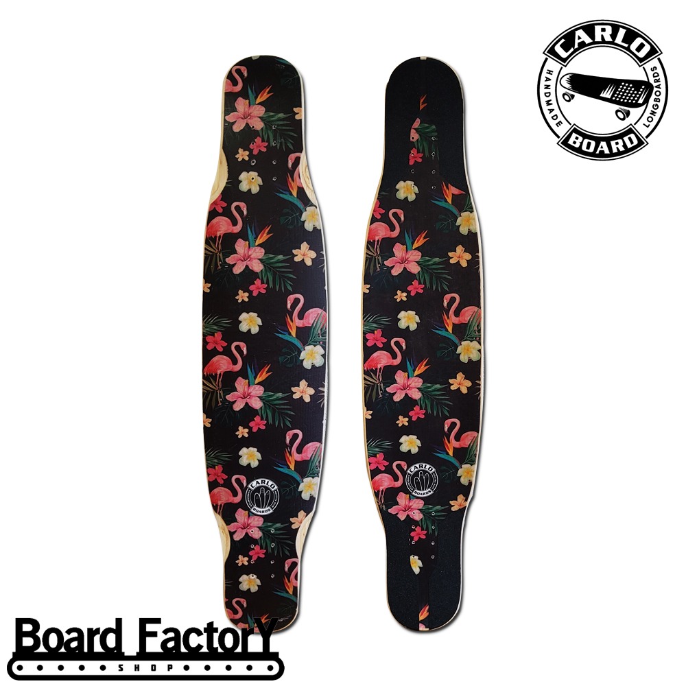 보드팩토리샵 (Board Factory Shop)[100% Handmade] [Deck] Carlo Tropical dream - 46&quot; Medium Flex