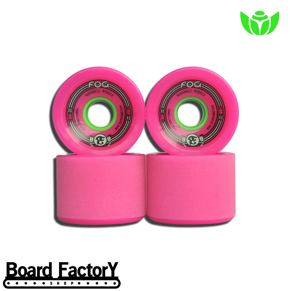 보드팩토리샵 (Board Factory Shop)Fog Dungball - Pink 70mm 80a