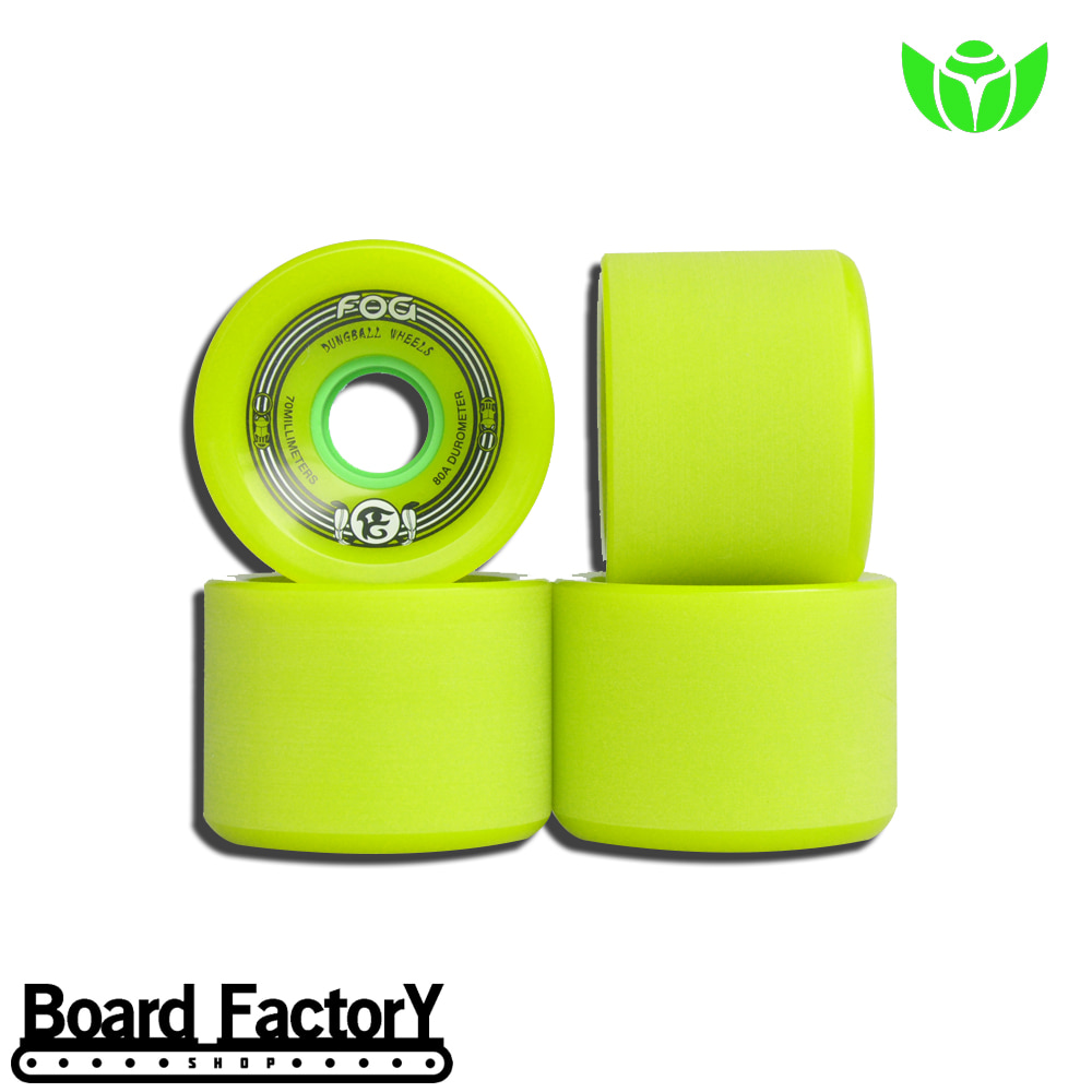 보드팩토리샵 (Board Factory Shop)Fog Dungball - Green 70mm 80a