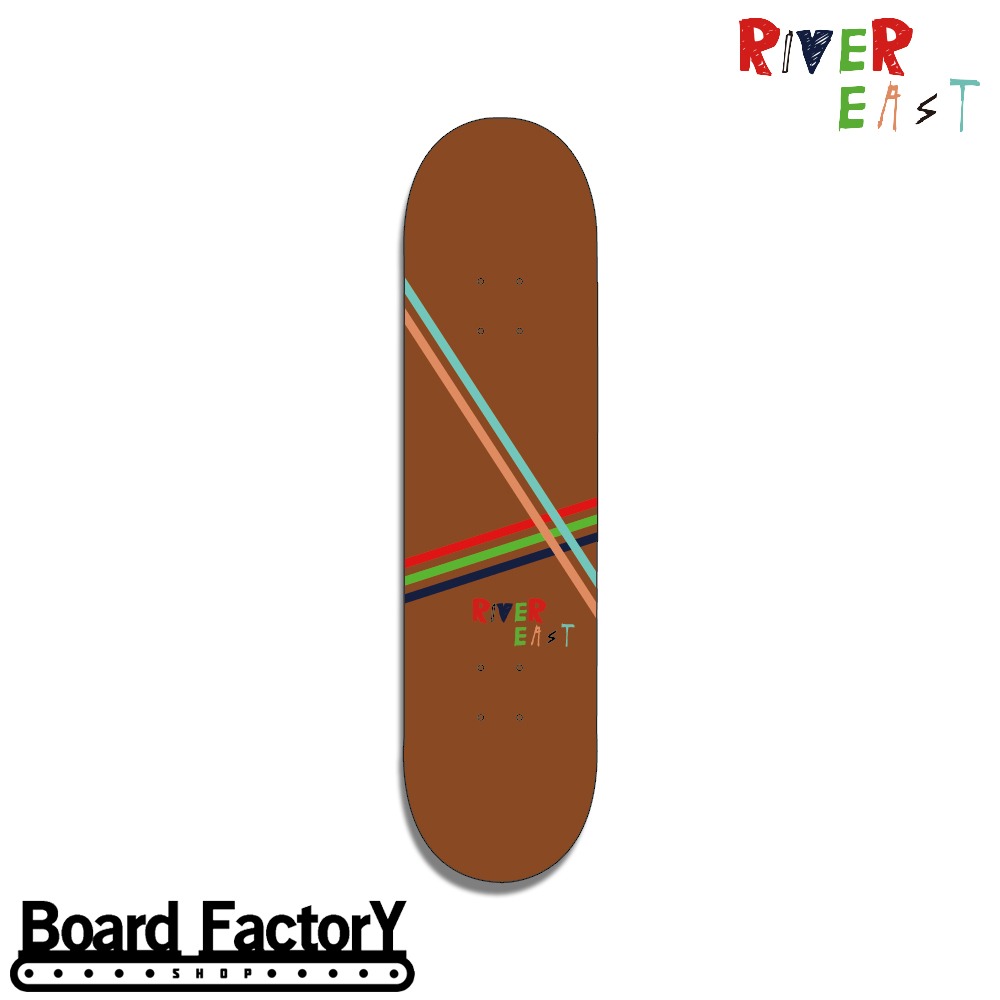 보드팩토리샵 (Board Factory Shop)[Deck] River East Signature Line Brown - 8.0&quot;